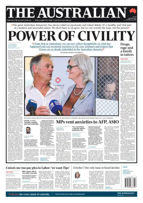 Cover of The Australian