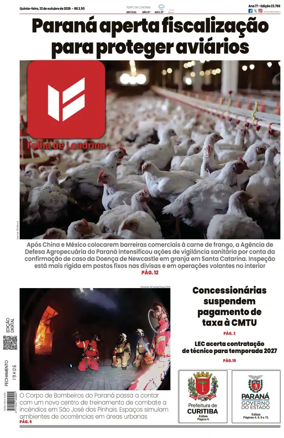 Cover of Folha de Londrina