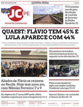 Cover of Jornal do Commercio