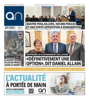 Cover of Acadie Nouvelle