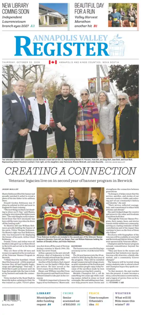 Cover of Annapolis Valley Register