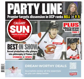 Cover of Calgary Sun