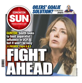 Cover of Edmonton Sun