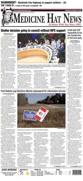 Cover of Medicine Hat News