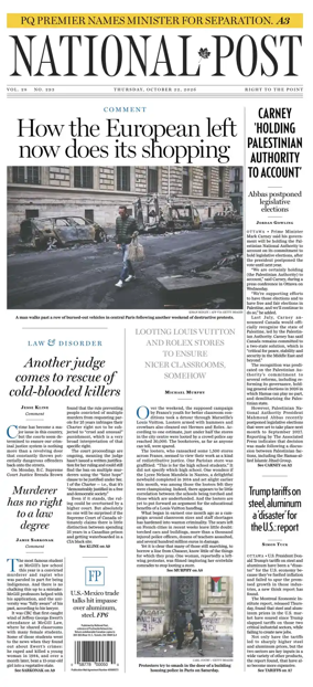 Cover of National Post - (National Edition)