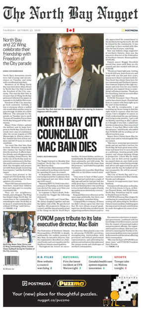 Cover of North Bay Nugget