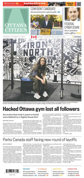 Cover of Ottawa Citizen