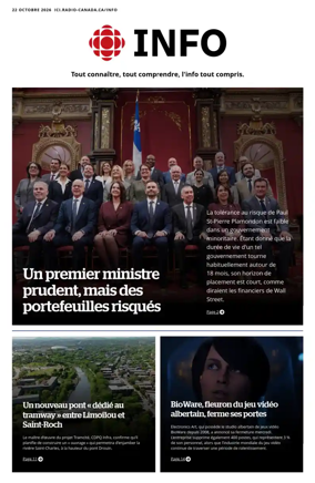Cover of Radio-Canada Info