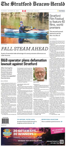 Cover of The Beacon Herald