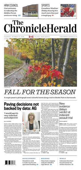 Cover of The Chronicle Herald (Provincial)