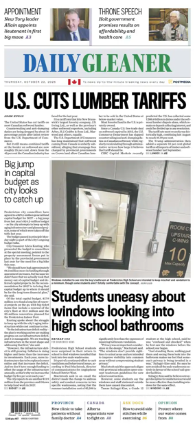 Cover of The Daily Gleaner