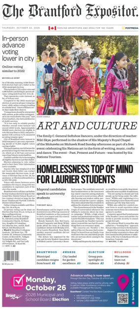 Cover of The Expositor (Brantford)