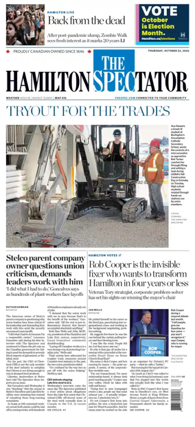Cover of The Hamilton Spectator