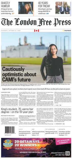 Cover of The London Free Press