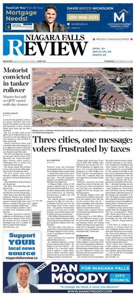 Cover of The Niagara Falls Review