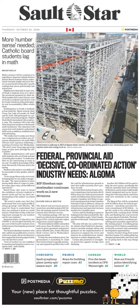 Cover of The Sault Star