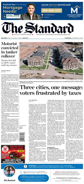 Cover of The Standard (St. Catharines)