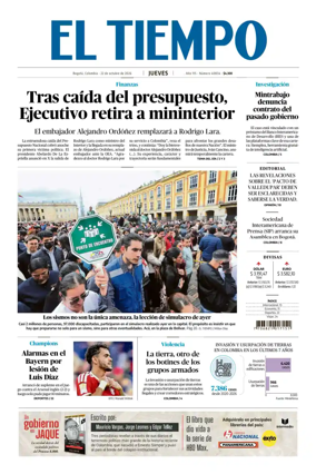 Cover of El Tiempo (Bogota)