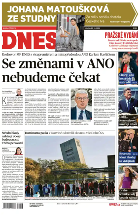 Cover of MF DNES