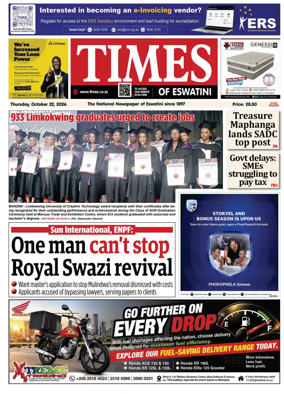 Cover of Times of Eswatini
