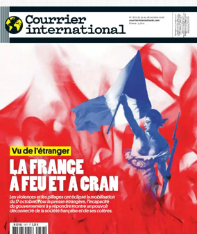 Cover of Courrier international