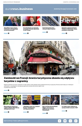 Cover of Euronews Business (Polish)