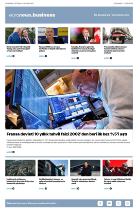 Cover of Euronews Business (Turkish) Compiled Editions