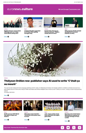 Cover of Euronews Culture and Sport Compiled Edition