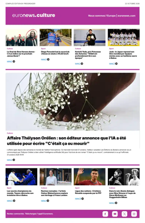 Cover of Euronews Culture (French)