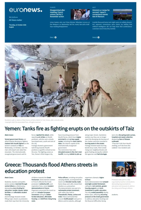 Cover of EuroNews (English Edition)