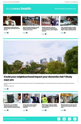 Cover of Euronews Health (English) Compiled Edition
