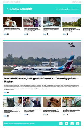 Cover of Euronews Health (German)