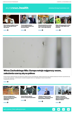 Cover of Euronews Health (Polish)