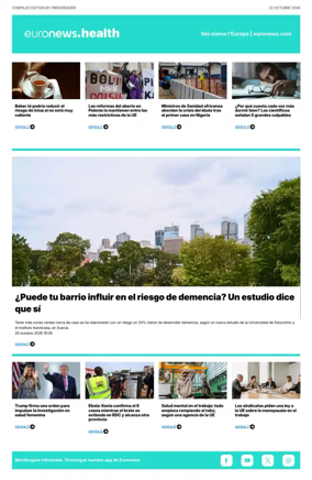 Cover of Euronews Health (Spanish) Compiled Edition