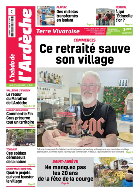 Cover of L'Hebdo de l'Ardeche – edition centre