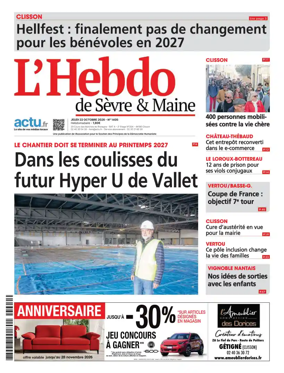 Cover of L'Hebdo de Sevre et Maine