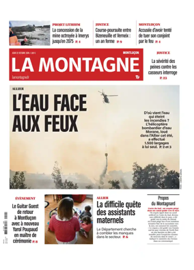 Cover of La Montagne (Montlucon)