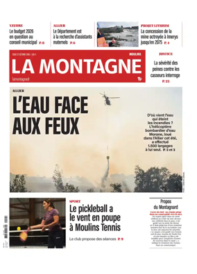 Cover of La Montagne (Moulins)