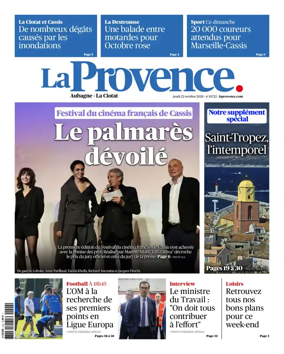 Cover of La Provence Aubagne-La Ciotat