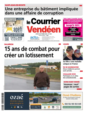 Cover of Le Courrier Vendeen