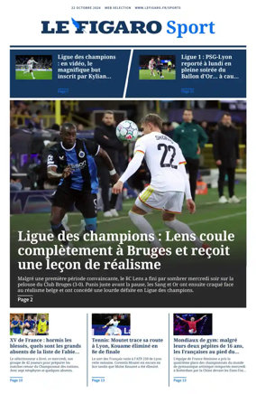 Cover of Le Figaro Sport
