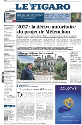 Cover of Le Figaro