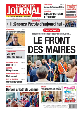 Cover of Le Petit Journal - L'hebdo local de l'Aveyron