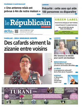 Cover of Le Republicain (Sud-Gironde)