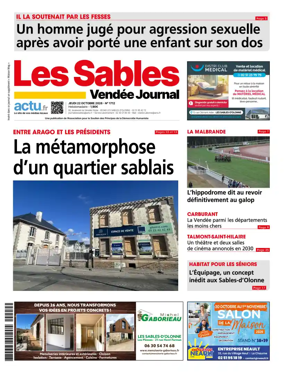 Cover of Les Sables Vendee Journal