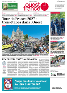 Cover of Ouest France (Chateaubriant)