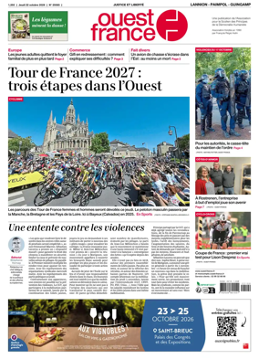 Cover of Ouest-France (Lannion / Paimpol / Guingamp)