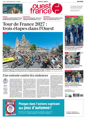 Cover of Ouest France (Mayenne)