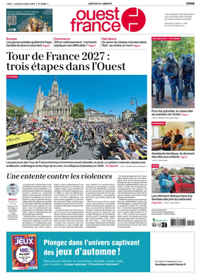 Cover of Ouest France (Orne)