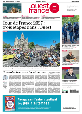 Cover of Ouest France (Pays d'Auge)